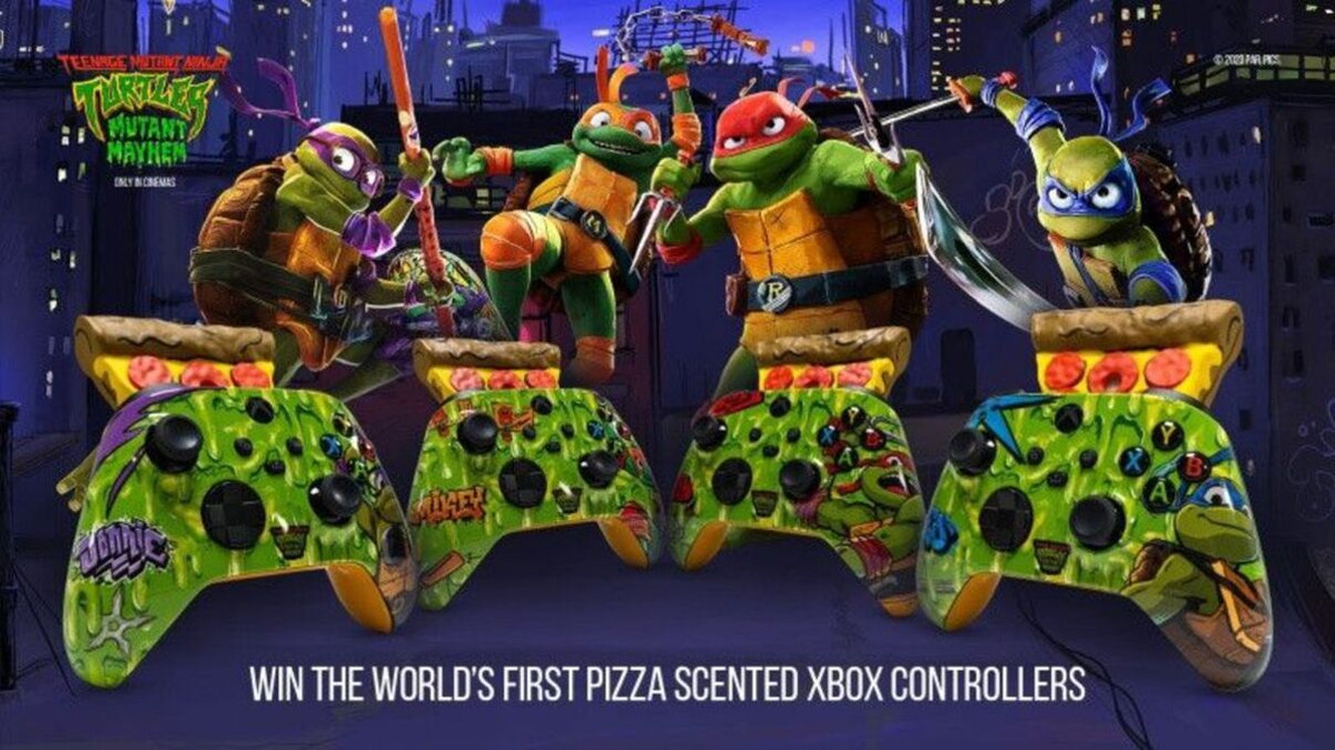 Microsoft створила джойстик TMNT Xbox із запахом піци, присвячений черепашкам-ніндзя - фото 1