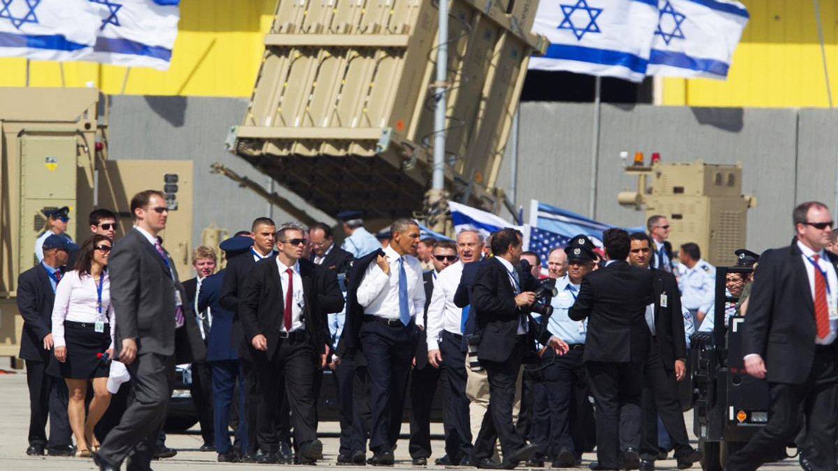 Ізраїль обстріляли під час візиту Обами - фото 1