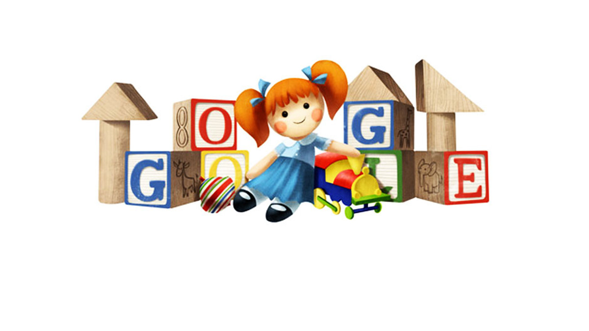 Google сьогодні «нарядився» на честь міжнародного Дня захисту дітей - фото 1