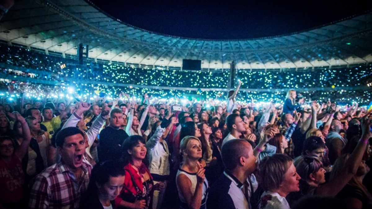 Концерт Океану Ельзи в Києві став наймасовішим в історії України - фото 1