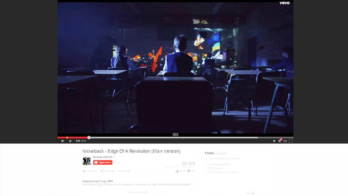 Кліп Nickelback спровокував ряд політичних сварок на Youtube - фото 1