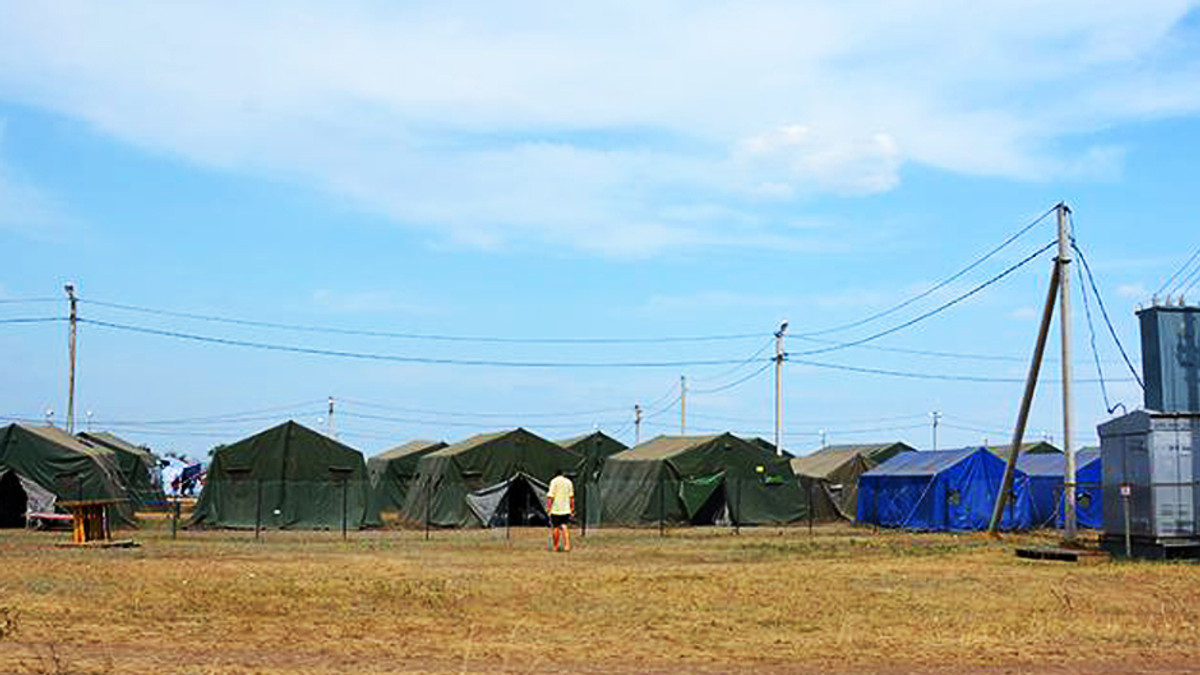 Як виглядає табір біженців у Ростовській області (Фото) - фото 1