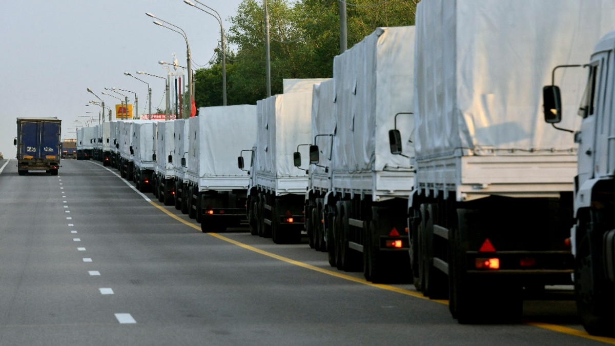 Вантажівки третього російського «гумконвою» залишили Україну - фото 1