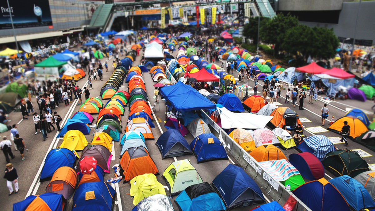 Учасники Гонконгського «майдану» готуються до зачистки - фото 1
