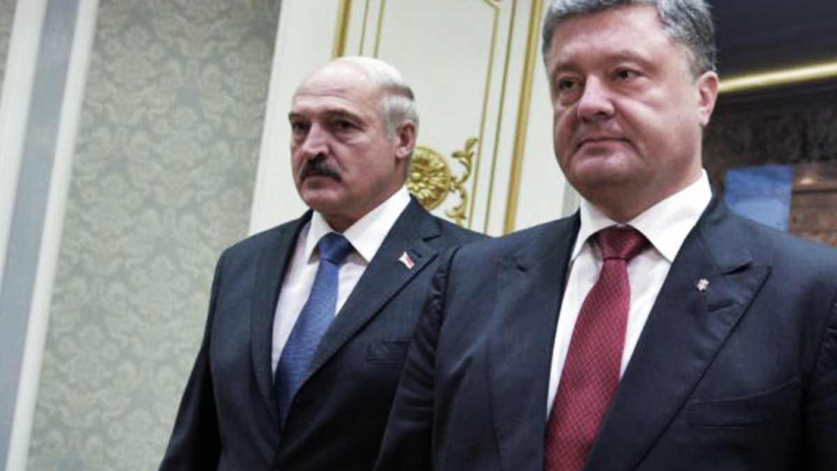 Порошенко та Лукашенко закрились від преси - фото 1
