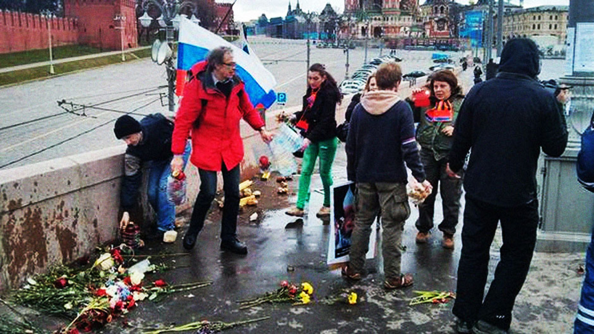 Меморіал Нємцову в Москві знову намагалися знищити - фото 1