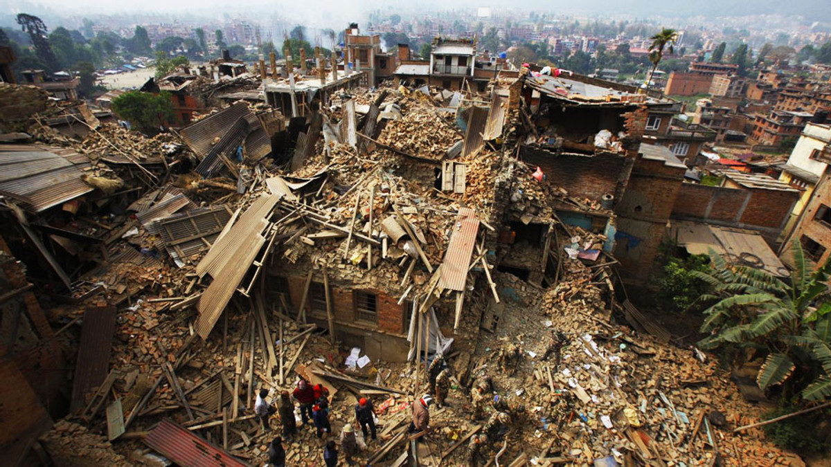 Зруйнований Непал з висоти пташиного польоту (Відео) - фото 1