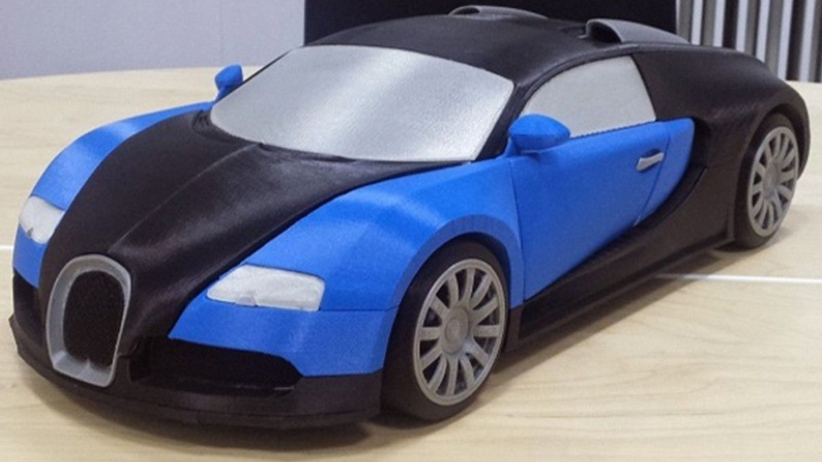 Поляки роздрукували копію Bugatti Veyron в масштабі 1:8 (Фото) - фото 1
