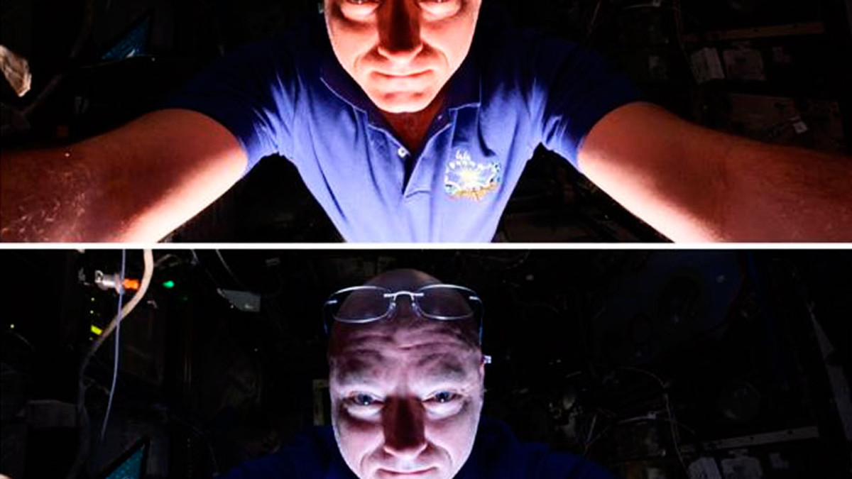 Астронавт Скотт Келлі використав Землю в якості фотоспалаху - фото 1