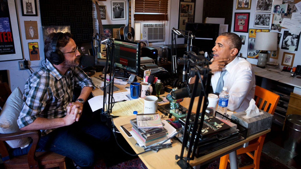 Обама прийшов на подкаст американського коміка Марка Мерона (Аудіо) - фото 1