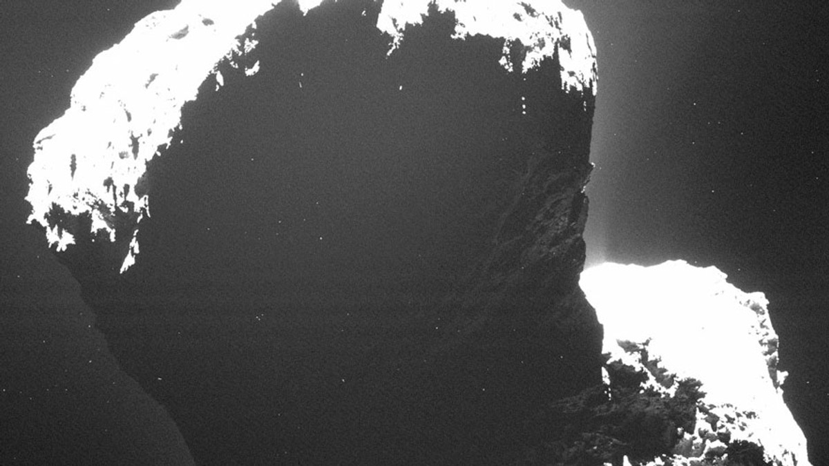 Зонд Rosetta показав темну сторону комети - фото 1