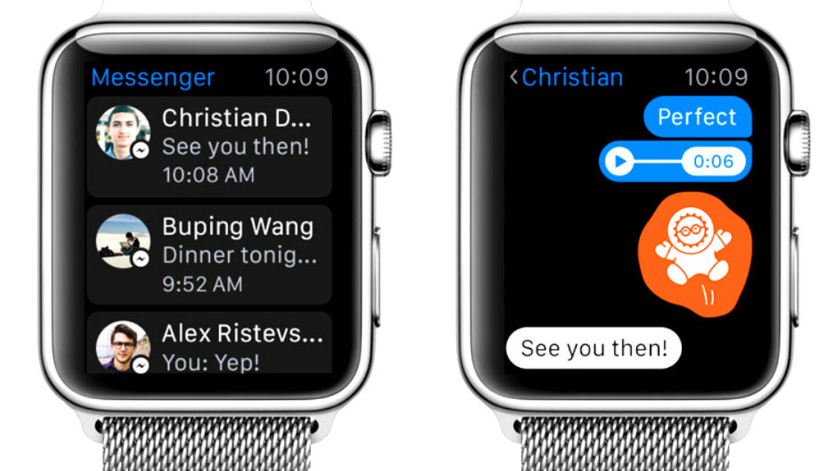 Facebook випустив Messenger для Apple Watch - фото 1