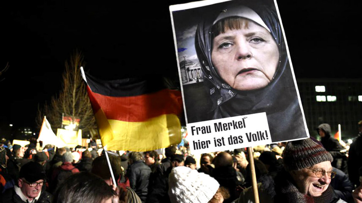 У Дрездені 8 тисяч німців вийшли на марш проти біженців (Відео) - фото 1