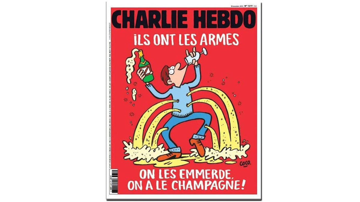 Charlie Hebdo опублікувало карикатуру на теракти в Парижі - фото 1