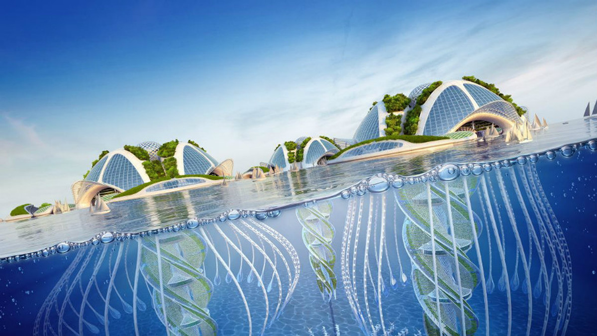 Архітектор показав плавуче місто майбутнього - фото 1
