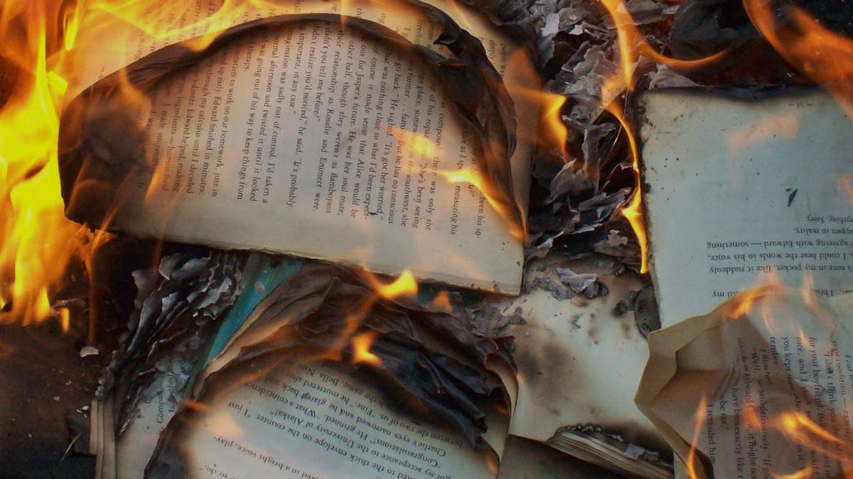 В РФ спалюють книги, видані за підтримки Сороса - фото 1