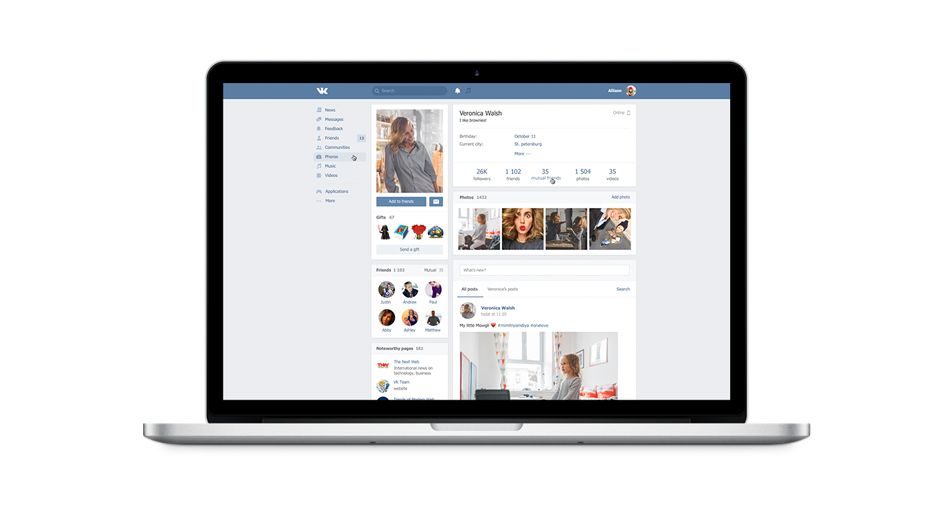 «ВКонтакті» змінить дизайн - фото 1