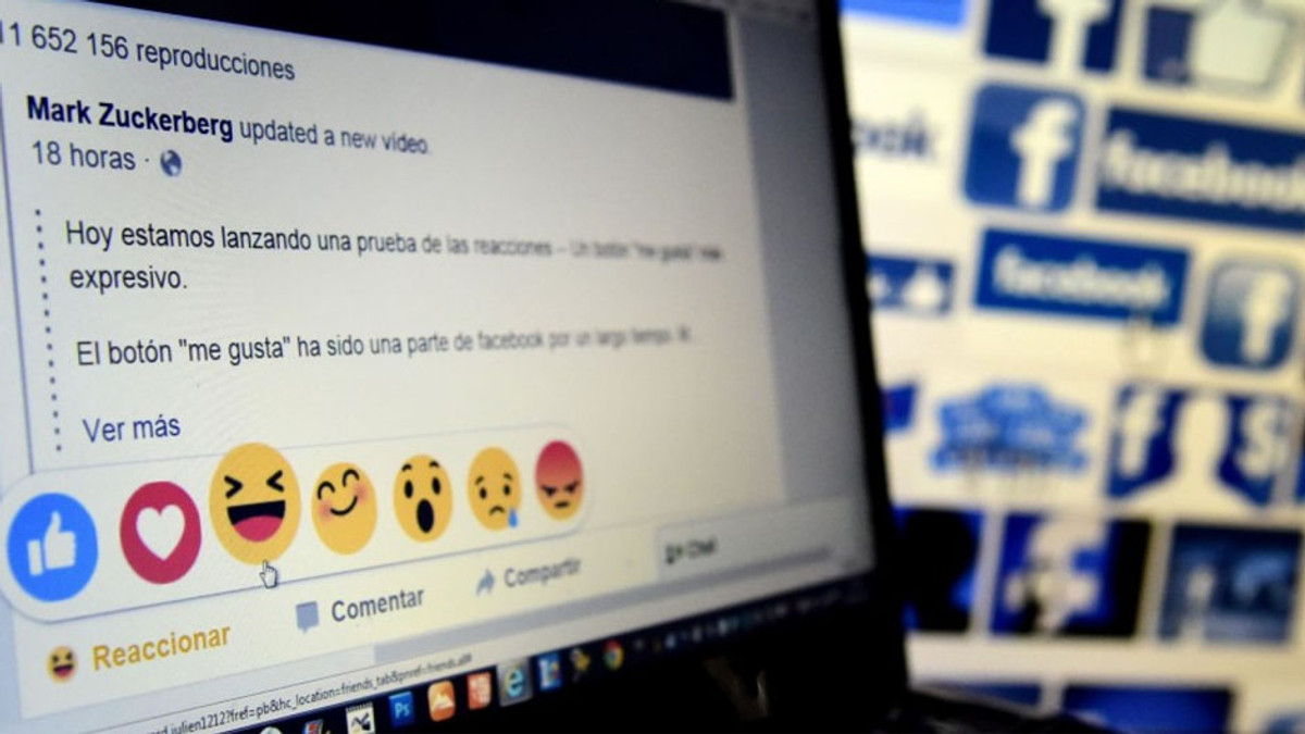 Facebook для всіх користувачів запускає 6 емоцій замість like - фото 1