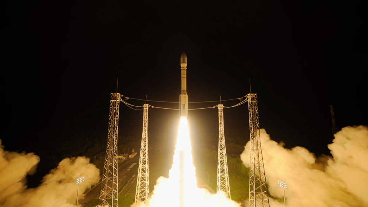 ESA показало відео підготовки та запуску ракети - фото 1