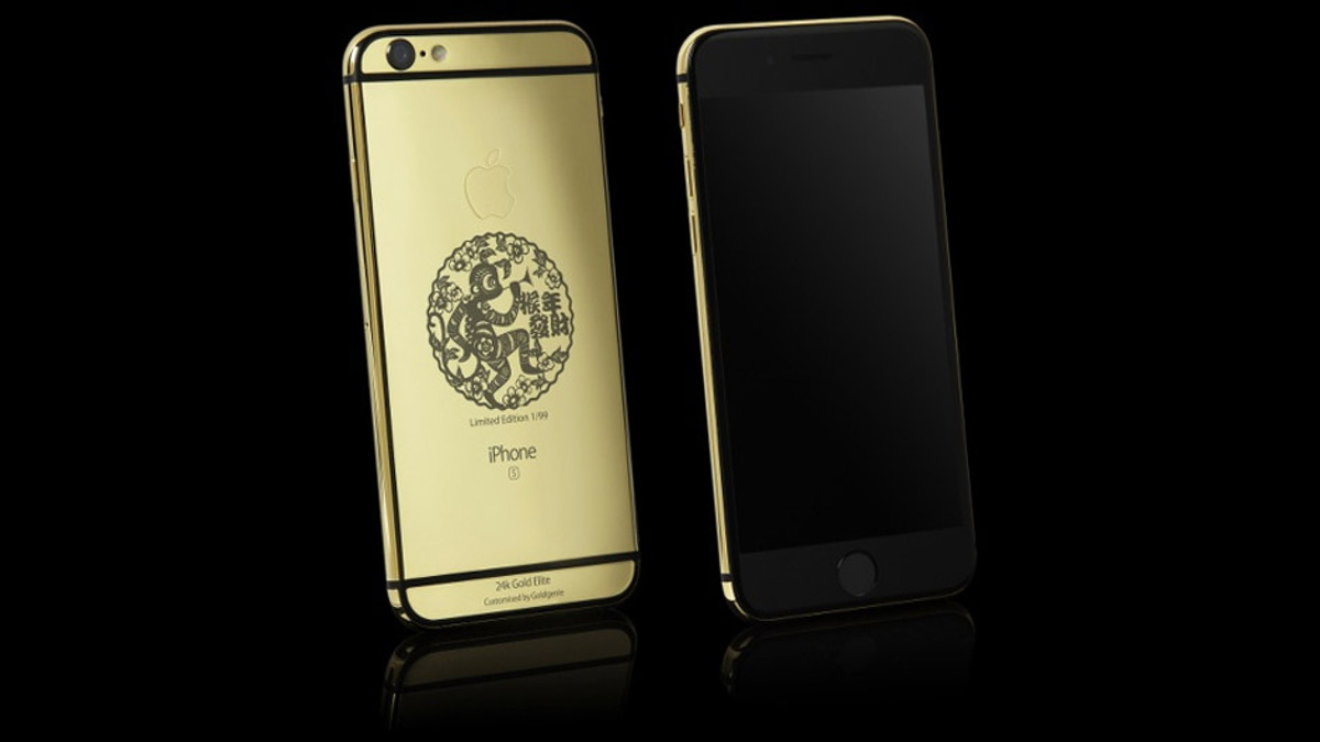Goldgenie випустила золотий iPhone 6S із мавпою - фото 1