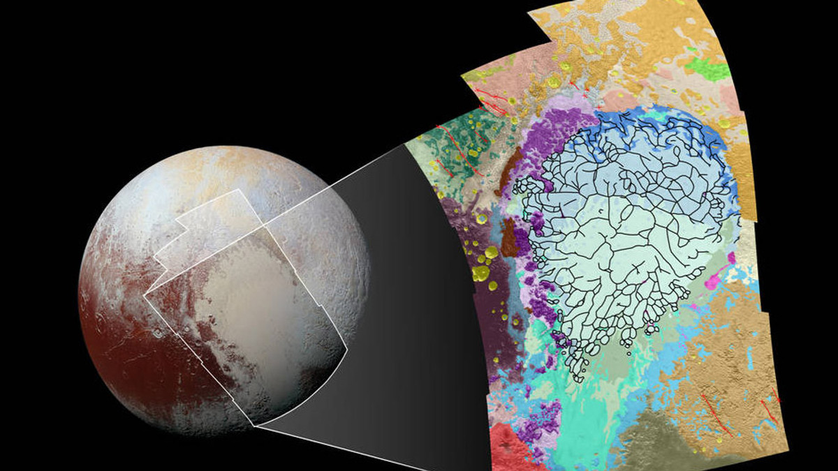 NASA склало геологічну карту Плутона - фото 1