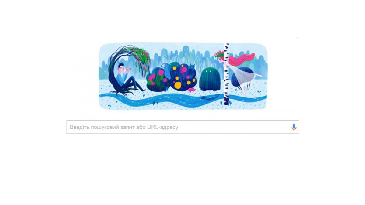 Google випустив дудл на честь Лесі Українки - фото 1