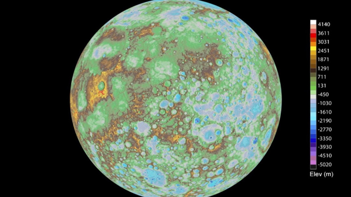 NASA створило першу топографічну модель Меркурія - фото 1