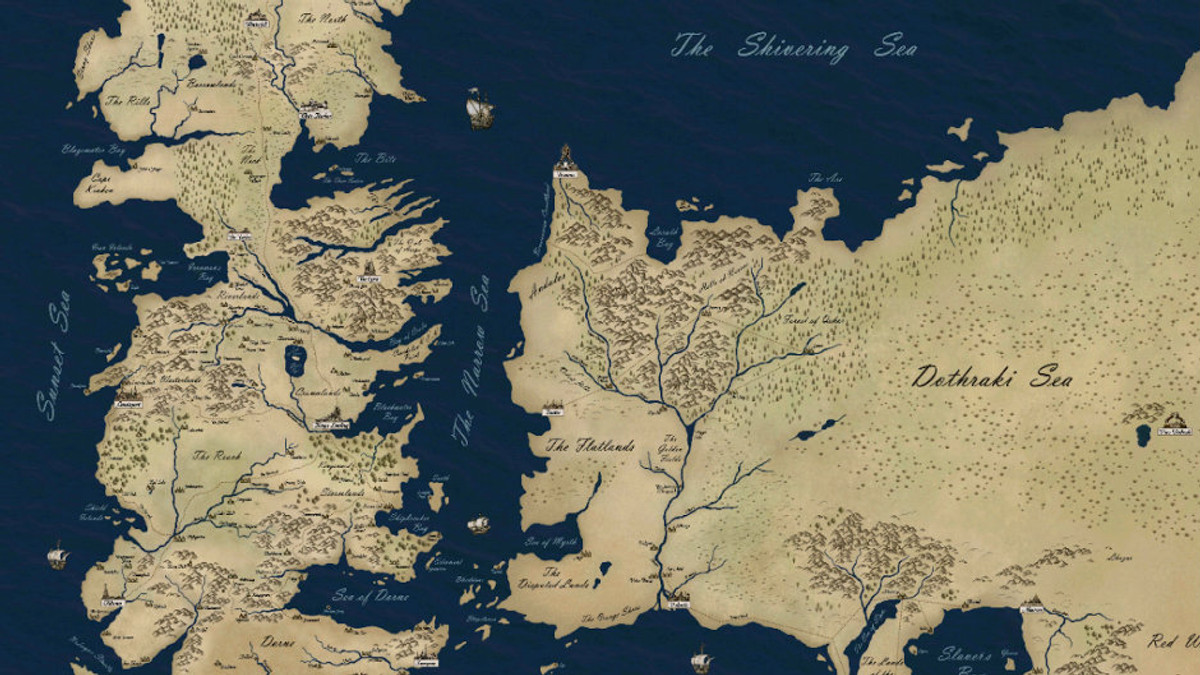 З’явилася анімована мапа «Гри престолів» - фото 1
