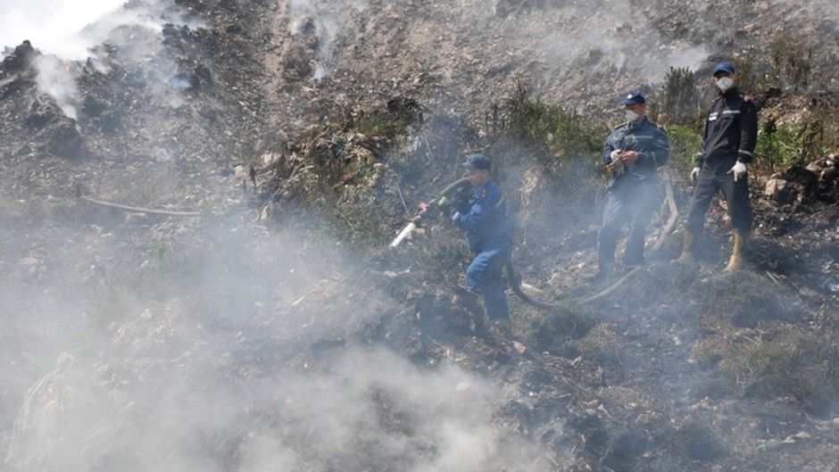 Пожежу на Грибовицькому звалищі вдалося ліквідувати - фото 1