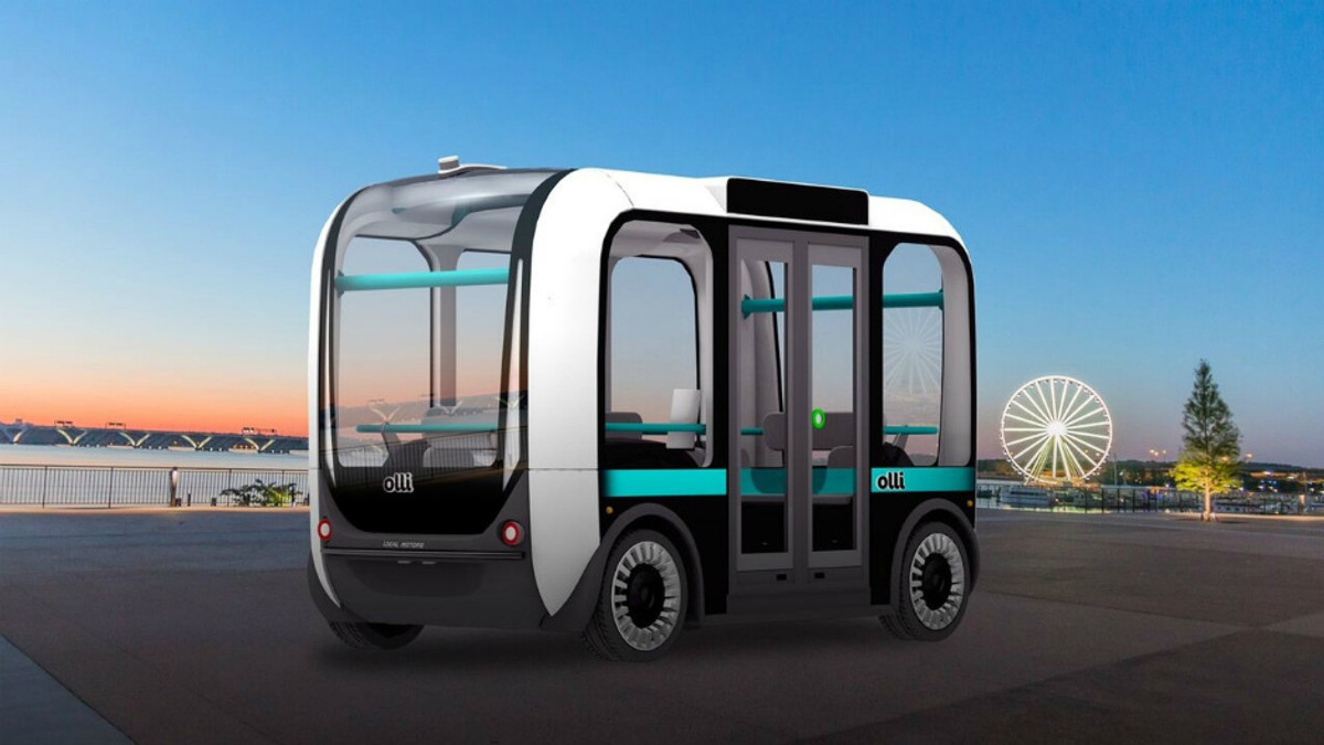 На 3D-принтері зробили автобус зі штучних інтелектом - фото 1
