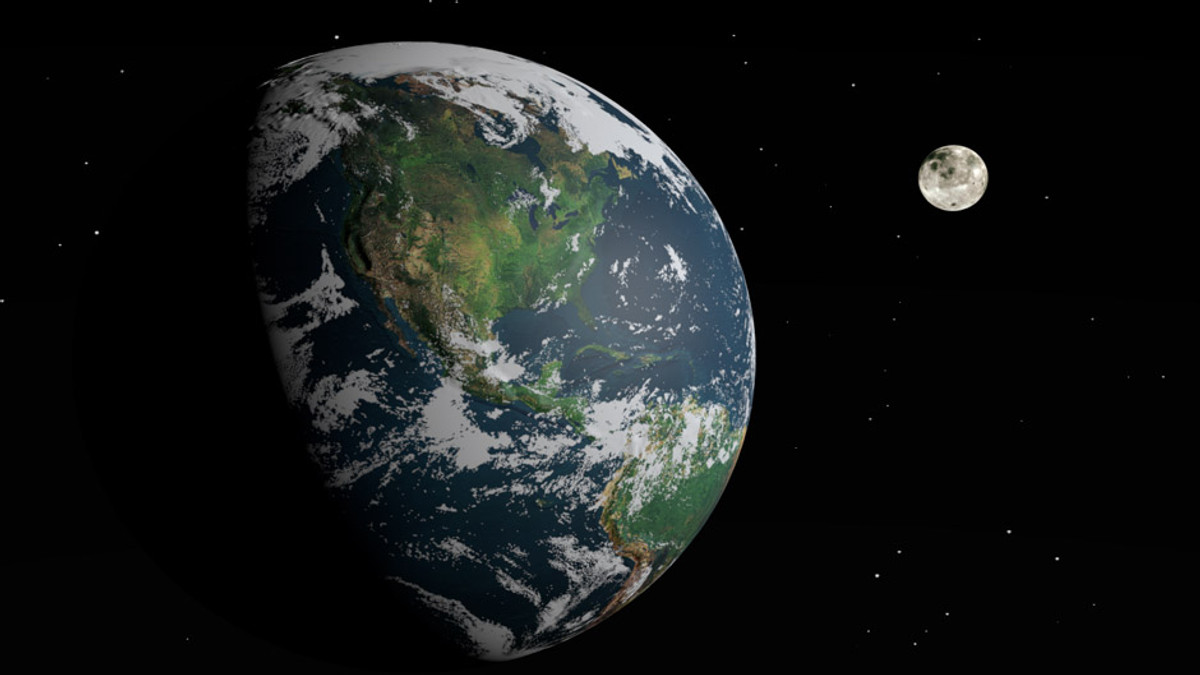 NASA показало Місяць, який проходить перед Землею - фото 1