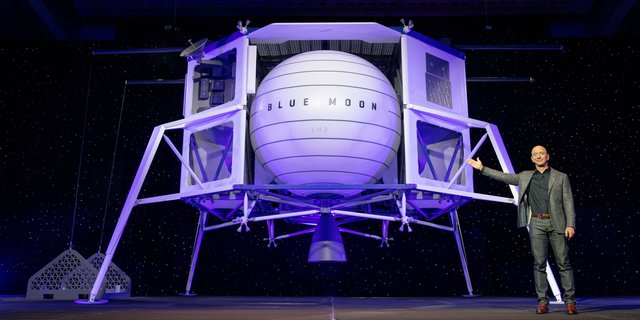 Джеф Безос планує заселити Місяць - 332609 Джеф Безос планує заселити Місяць - фото 332609