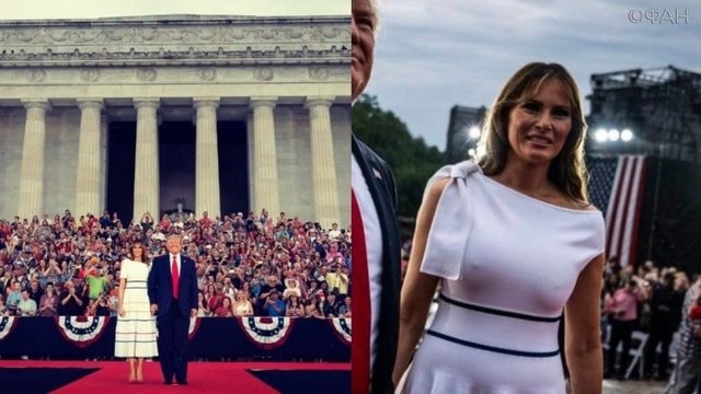 Без білизни: фото промоклої від дощу Меланії Трамп сколихнуло мережу - 339095 Без білизни: фото промоклої від дощу Меланії Трамп сколихнуло мережу - фото 339095