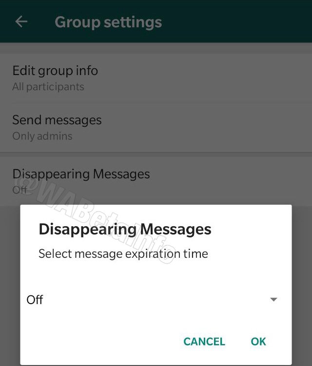 У WhatsApp з'явиться функція автоматичного видалення повідомлень - 358874 У WhatsApp з'явиться функція автоматичного видалення повідомлень - фото 358874