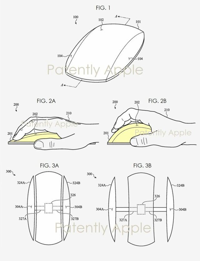 Apple запатентувала комп'ютерну мишку, яка змінює форму - 393177 Apple запатентувала комп'ютерну мишку, яка змінює форму - фото 393177