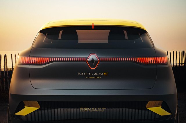 Французька компанія Renault представила концепт електричного Megane - фото 430570