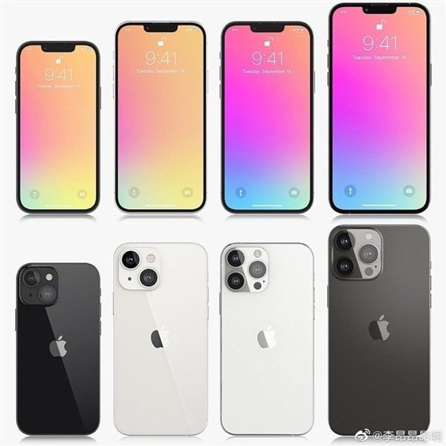 Усі моделі iPhone 13 з маленькою монобровою показали на рендерах - 462191 Усі моделі iPhone 13 з маленькою монобровою показали на рендерах - фото 462191