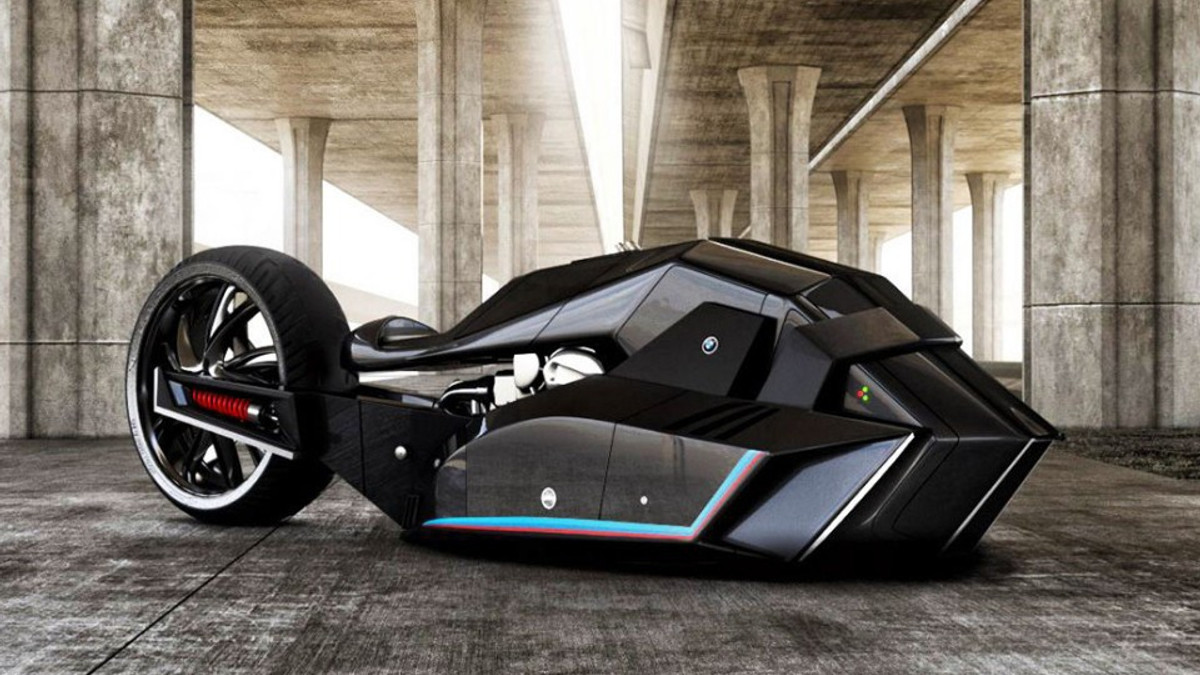 Дизайнер створив дивовижний "мотоцикл Бетмена" - фото 1