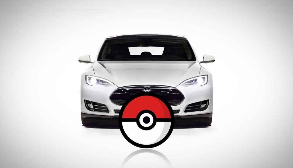 Tesla Model S одержала систему для гри  Pokemon Go
