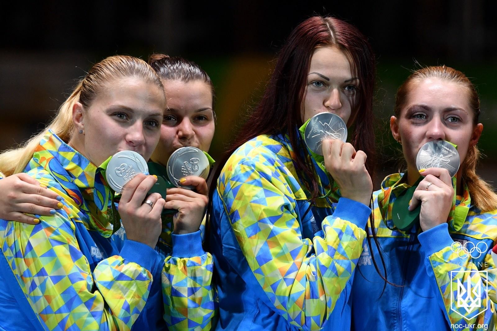 Срібні призерки Олімпійських ігор у Ріо-де-Жанейро Ольга Харлан, Аліна Комащук, Олена Кравацька, Олена Вороніна! - фото 1