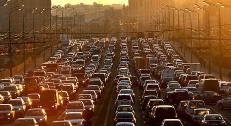 Затори на дорогах - фото 1