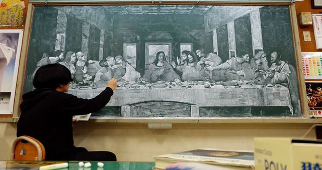 Шкільний учитель малювання сколихнув соцмережі - фото 104266