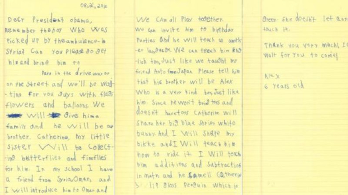 Лист шестирічного хлопчика із США зворушив користувачів мережі - фото 1