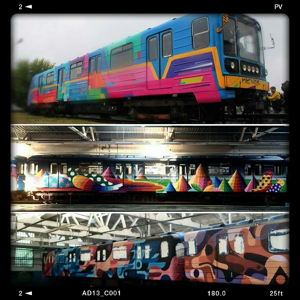 У Києві запустять третій арт-поїзд