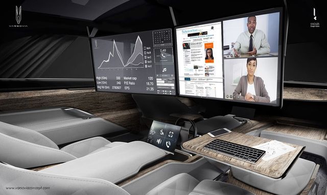 Поляки представили футуристичний концепт розкішного електрокара - фото 101678