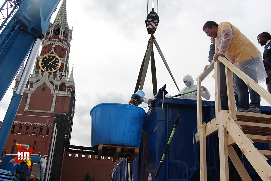 Дивний рекорд: Як у Москві частували салатом просто із бульдозерного ковша