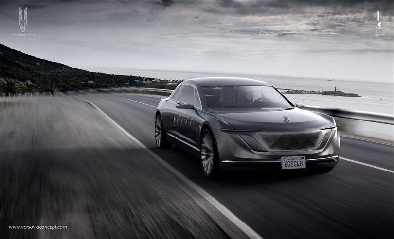 Поляки представили футуристичний концепт розкішного електрокара