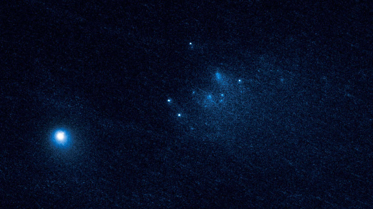 У NASA показали, як виглядає вибух комети - фото 1