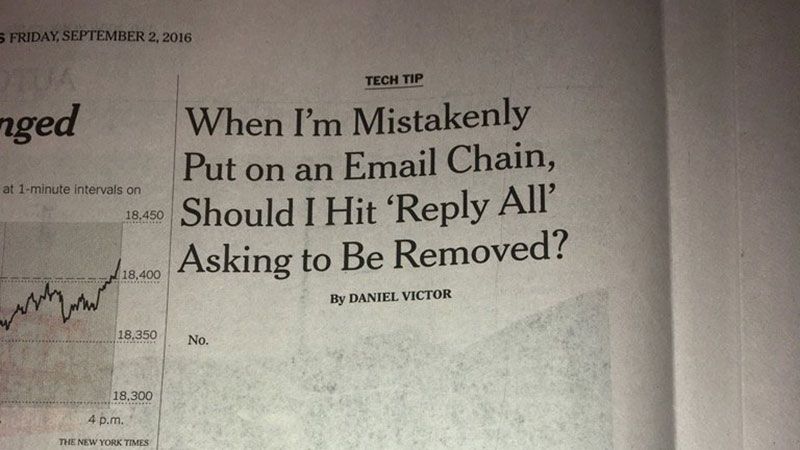 The New York Times опублікувала статтю з одного слова