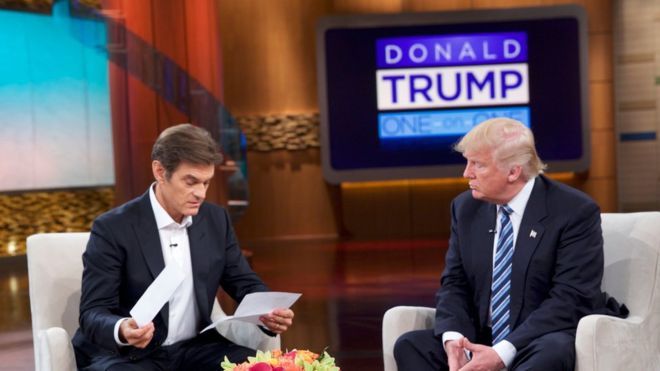 Трамп показав свої аналізи у телешоу